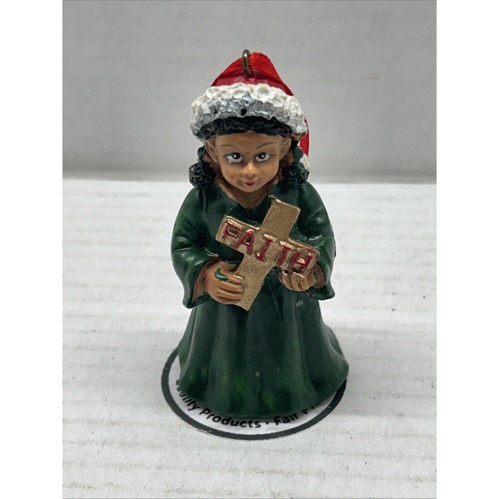 Small Child Faith Christmas Ornament 3 1/2"